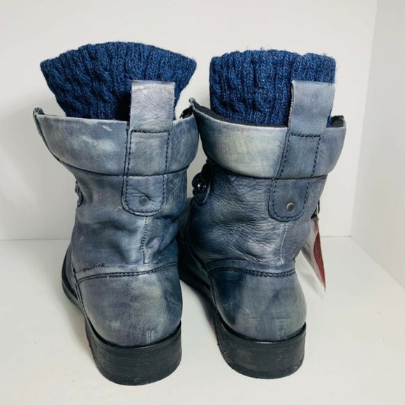 Salsa Jeans Blueish Gray Ribbed Sock Ankle Boots main image 8